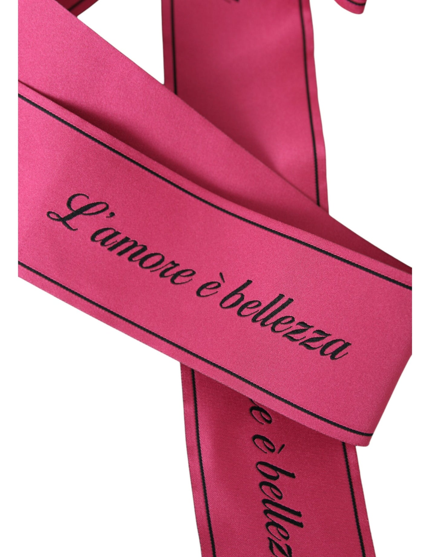 Dolce & Gabbana Pink L’Amore E’Bellezza Waist Belt