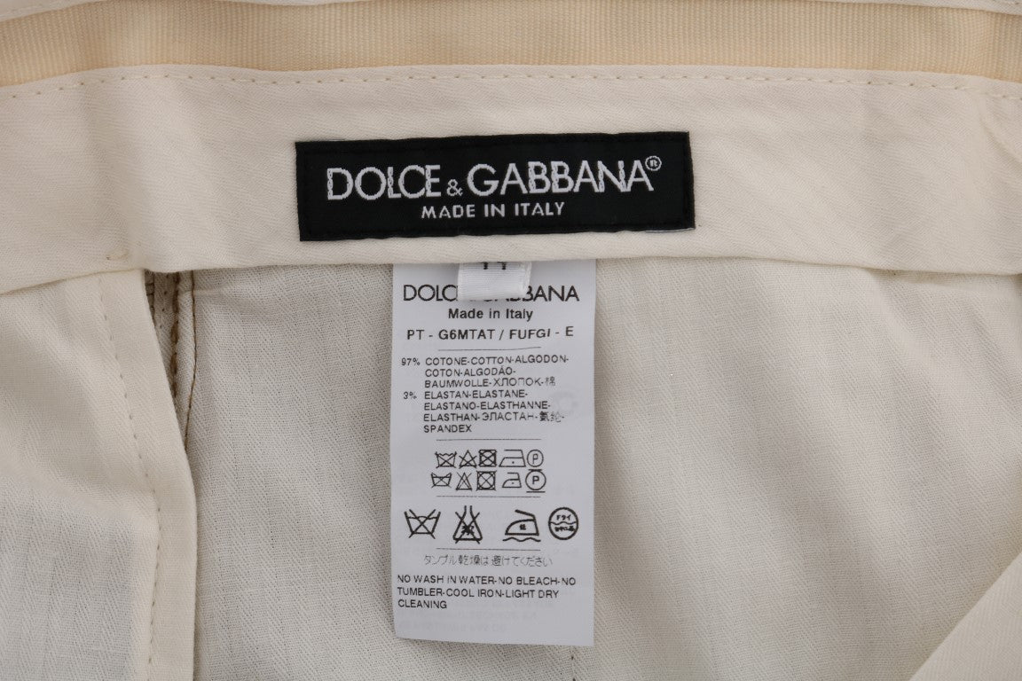 Dolce & Gabbana Elegant Brown Formal Trousers for