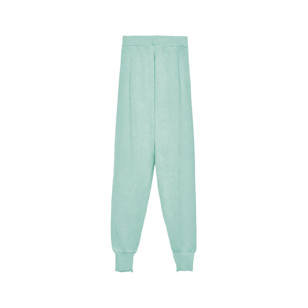 Hinnominate Mint Green Wool Blend Tracksuit Trousers - M