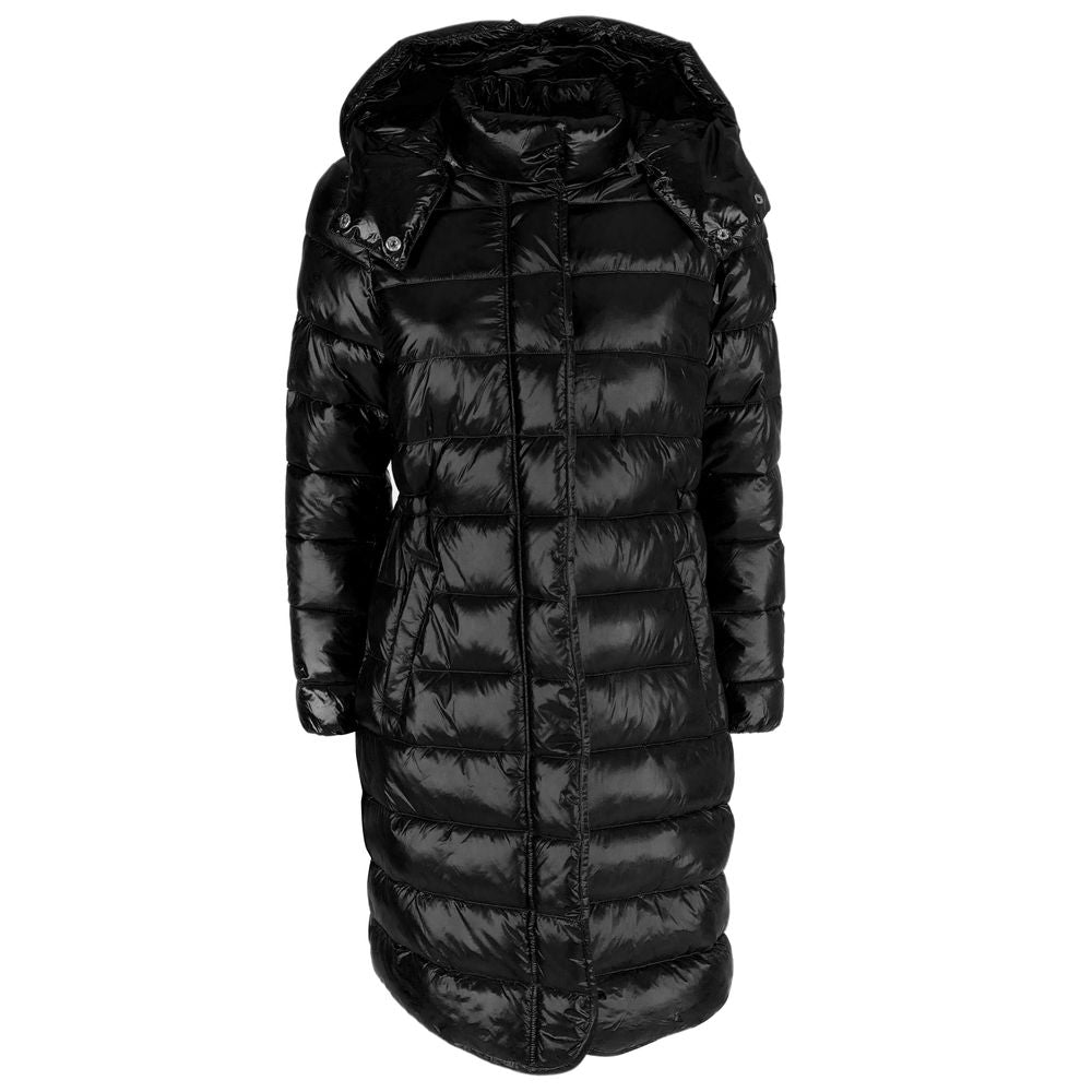 Yes Zee Black Polyamide Women Jacket - S