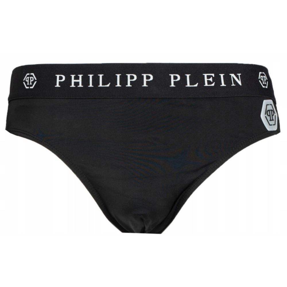 Philipp Plein Black Polyamide Men's Swimwear