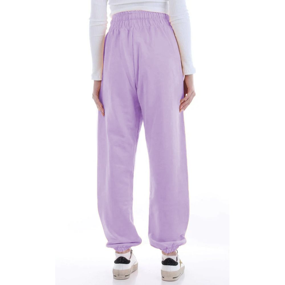 Hinnominate Plush Cotton Sweatpants with Logo Detail - XS