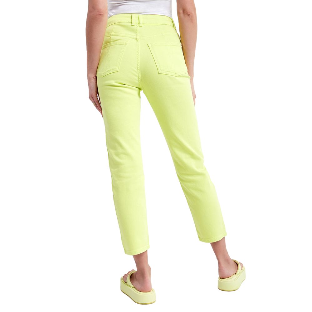 Patrizia Pepe Chic High-Waisted Lime Trousers - W28