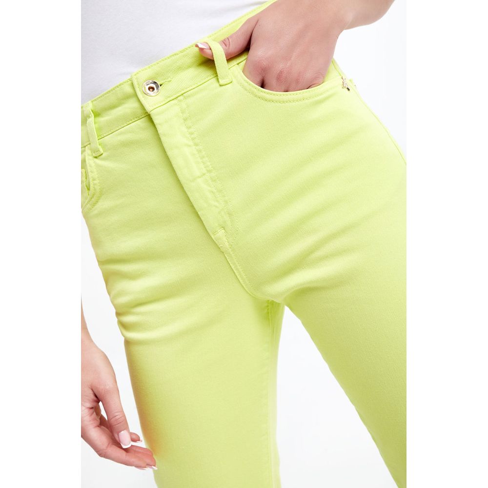 Patrizia Pepe Chic High-Waisted Lime Trousers - W28