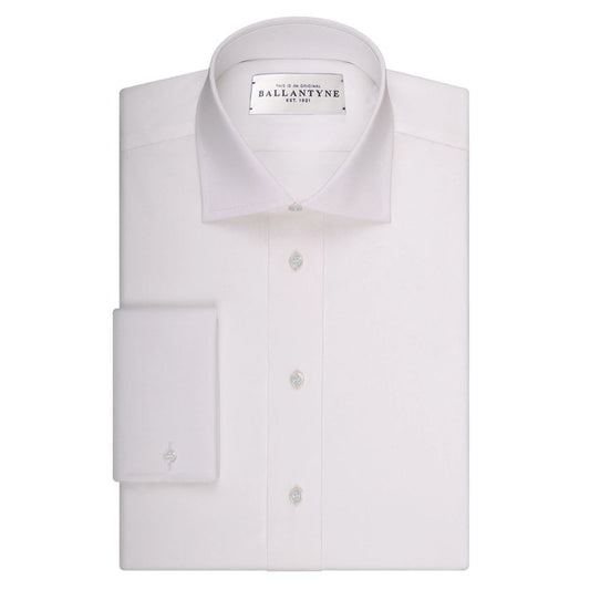 Ballantyne White Cotton Men’s Shirt