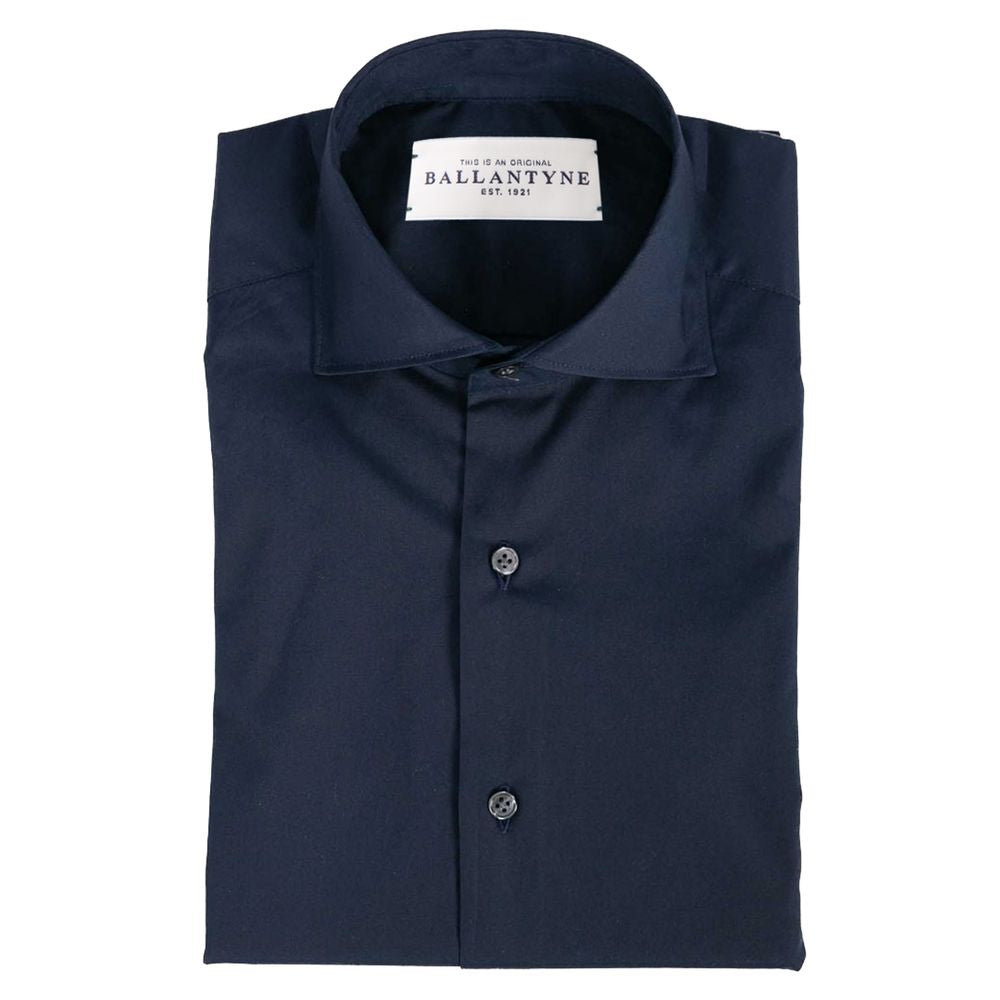 Ballantyne Blue Cotton Men’s Shirt