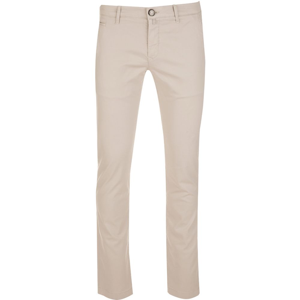 Jacob Cohen Beige Cotton Chino Trousers – Slim Fit Elegance - IT38 | XS