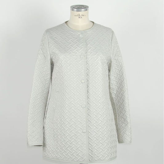 Emilio Romanelli White Polyester Women Jacket - IT44|L