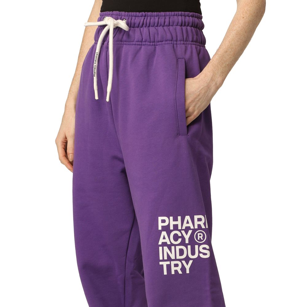 Pharmacy Industry Purple Cotton Women Pant