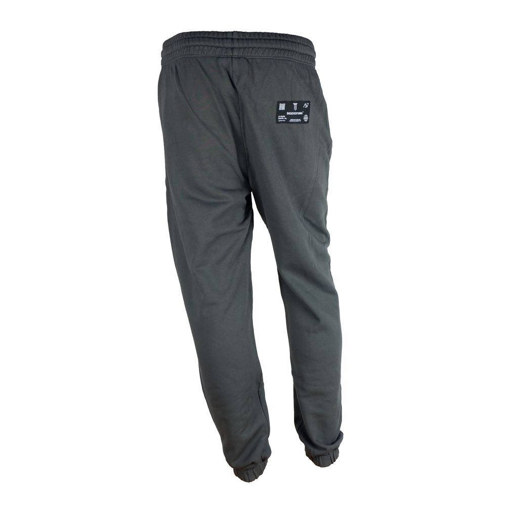 Diego Venturino Gray Cotton Men’s Track Pant - L