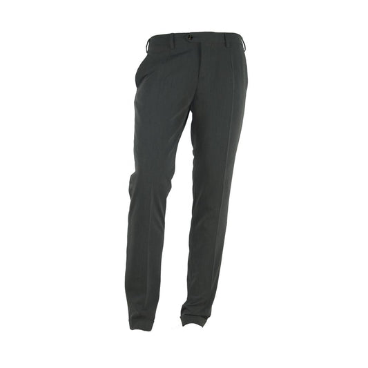 Made in Italy Elegant Italian Gray Trousers for