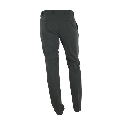 Made in Italy Elegant Italian Gray Trousers for