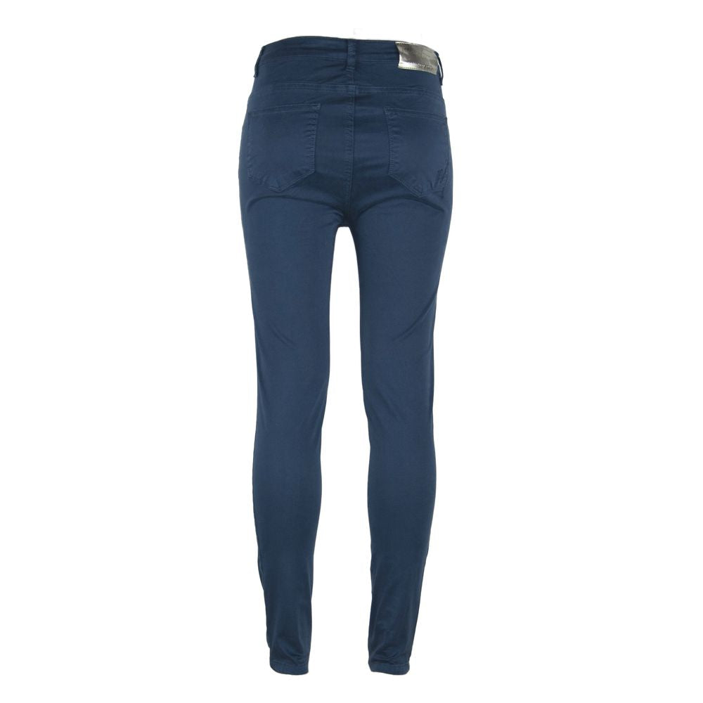 Maison Espin Blue Cotton Women’s Skinny Jean