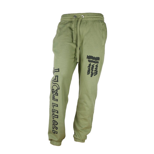 Diego Venturino Green Cotton Men Trouser - M