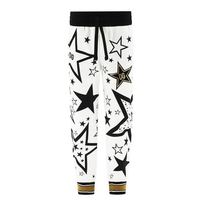 Dolce & Gabbana Elevated Comfort White Sweatpants - IT46 | S