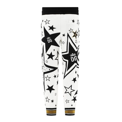 Dolce & Gabbana Elevated Comfort White Sweatpants - IT46 | S