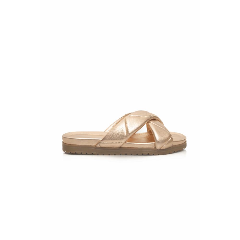 Cerruti 1881 Beige Sheepskin Women Sandal - EU36/US6