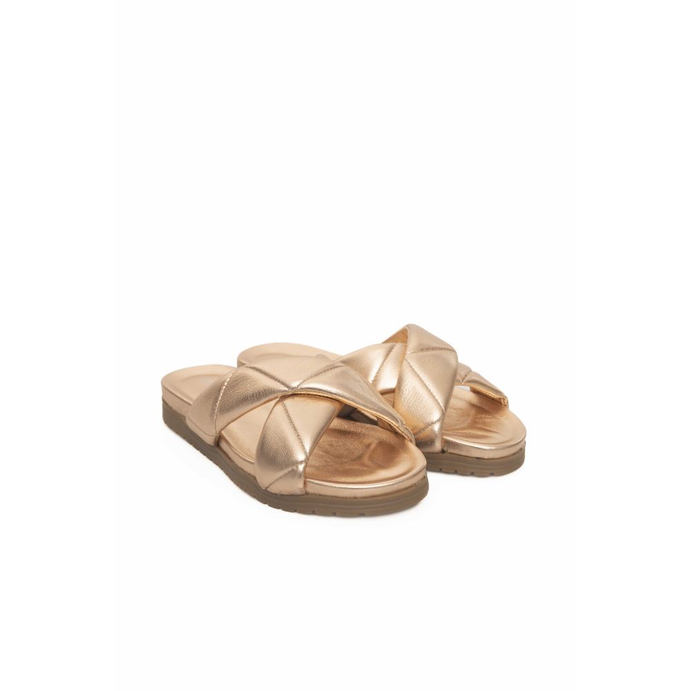 Cerruti 1881 Beige Sheepskin Women Sandal - EU36/US6