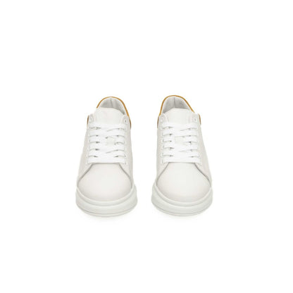 Cerruti 1881 White Leather Women Sneaker - EU36/US6