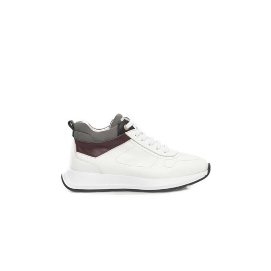 Cerruti 1881 White Leather Women Sneaker - EU36/US6