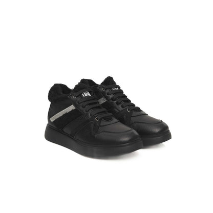 Cerruti 1881 Black Leather Women Sneaker - EU36/US6