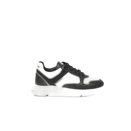 Cerruti 1881 Black Leather Women Sneaker - EU37/US7