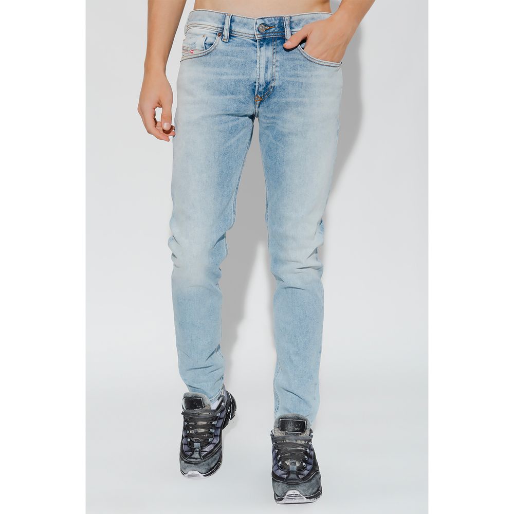 Diesel Light Blue Cotton Jeans & Pant - W31