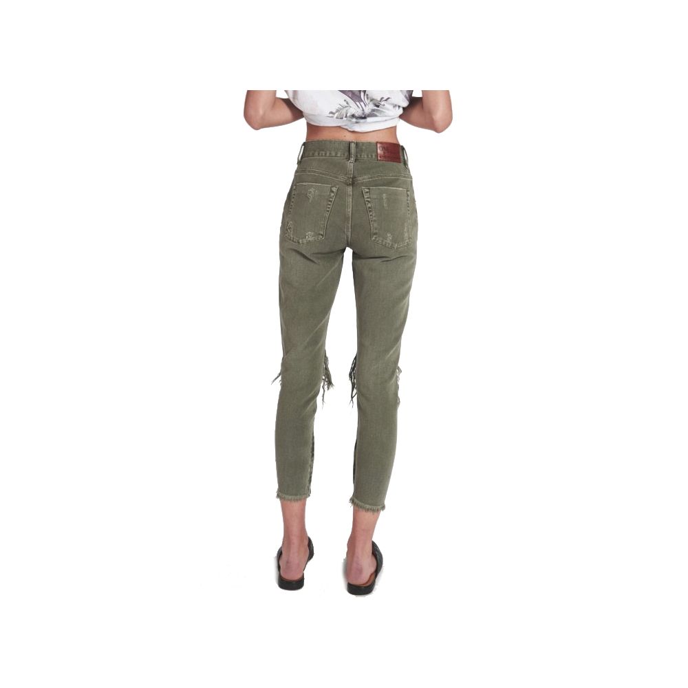 One Teaspoon Green Cotton Jeans & Pant - W25