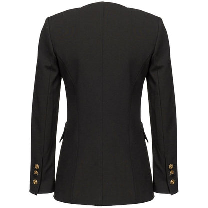 PINKO Black Viscose Suits & Blazer