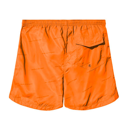 Comme Des Fuckdown Orange Polyester Men’s Swim Short - M