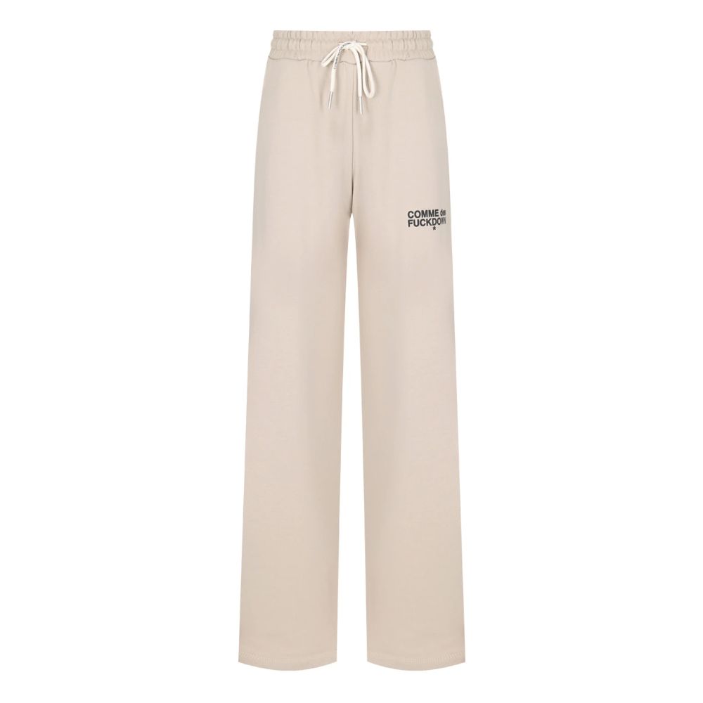 Comme Des Fuckdown Beige Cotton Jeans & Pant - XS