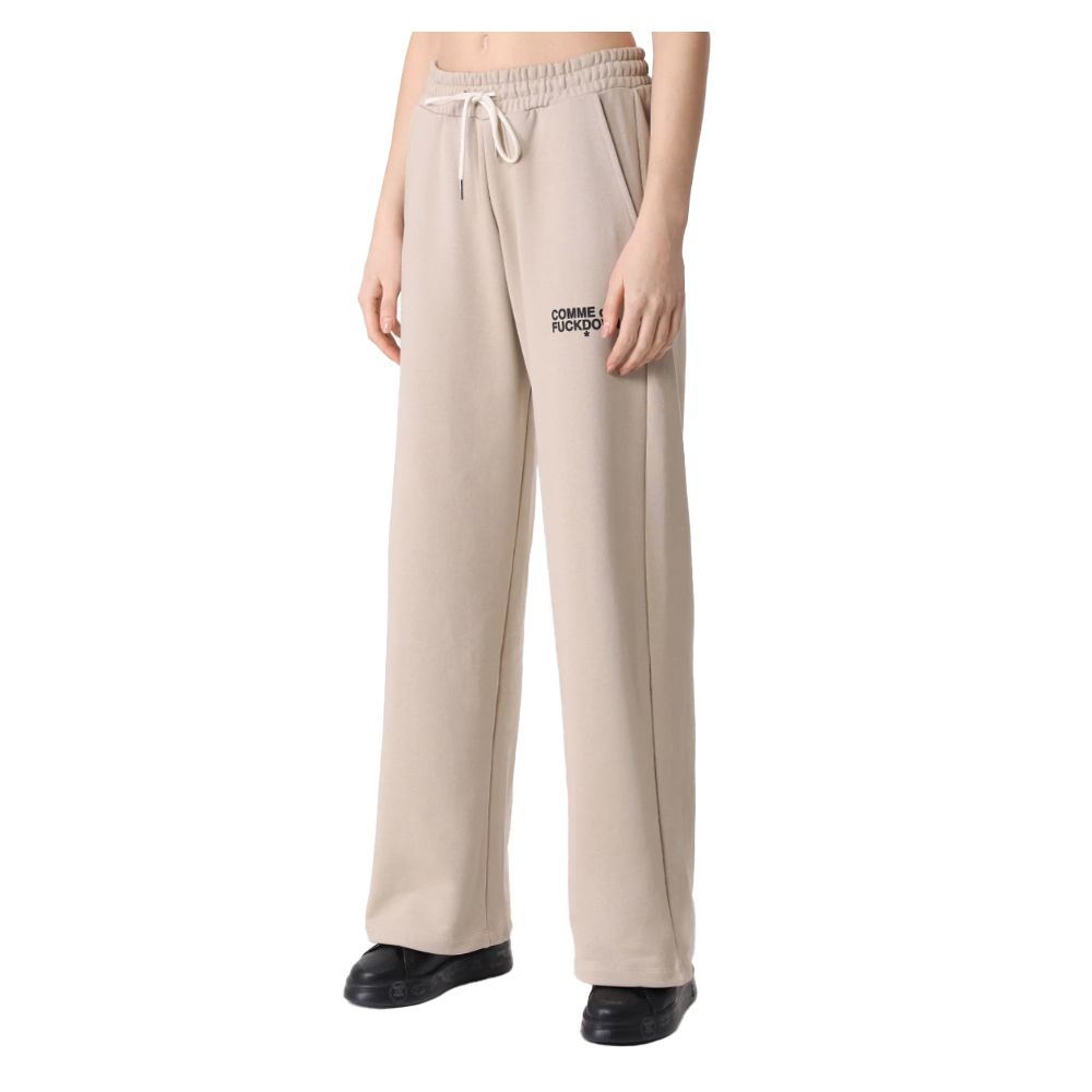 Comme Des Fuckdown Beige Cotton Jeans & Pant - XS