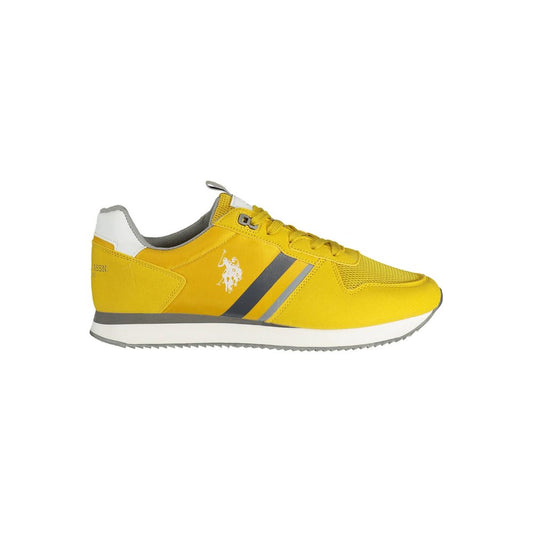 U.S. POLO ASSN. Yellow Polyester Men Sneaker - EU42/US9