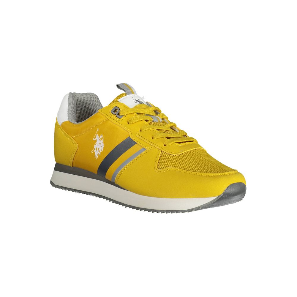 U.S. POLO ASSN. Yellow Polyester Men Sneaker - EU42/US9