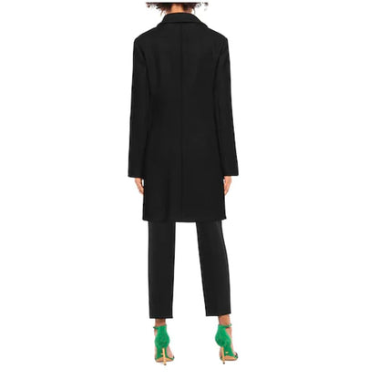 Love Moschino Black Wool Women Coat - IT46 | L