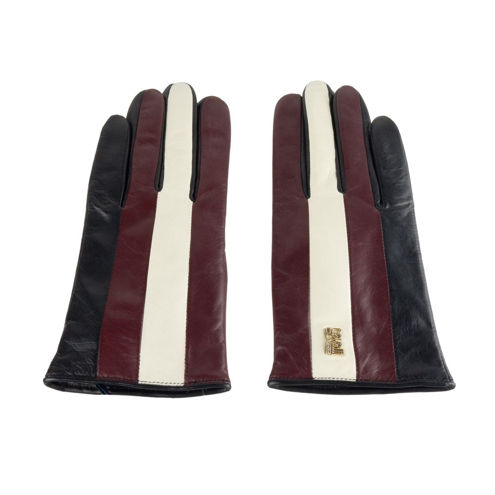 Cavalli Class Elegant Lambskin Leather Gloves - 7.5|S