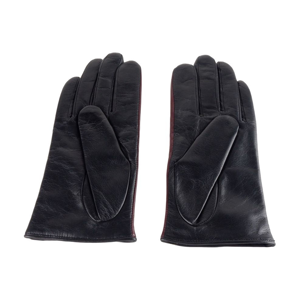 Cavalli Class Elegant Lambskin Leather Gloves - 7.5|S