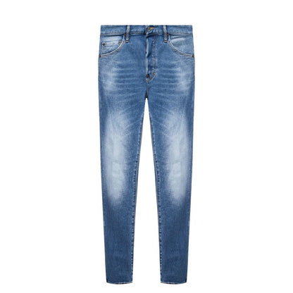 Dsquared² Blue Cotton Men’s Distressed Jean