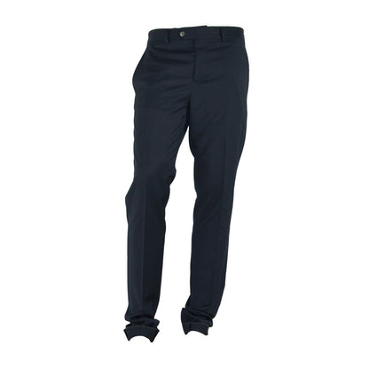 Made in Italy Elegant Black Italian Designer Trousers