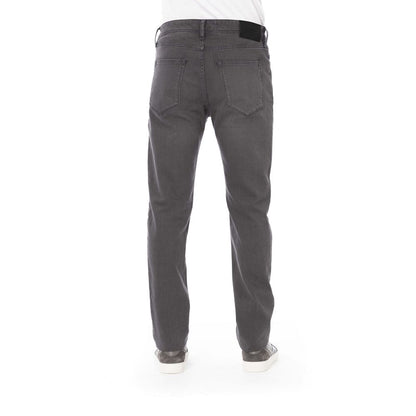 Baldinini Trend Gray Cotton Men Jeans - W36