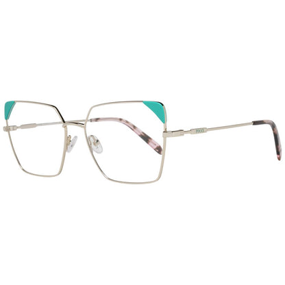 Emilio Pucci Gold Women Optical Frames