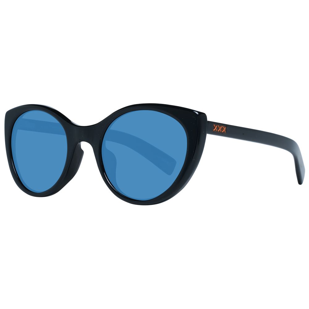 Ermenegildo Zegna Black Unisex Sunglasses