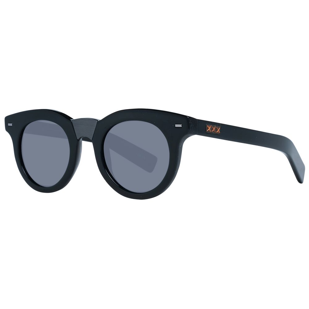 Ermenegildo Zegna Black Men Sunglasses