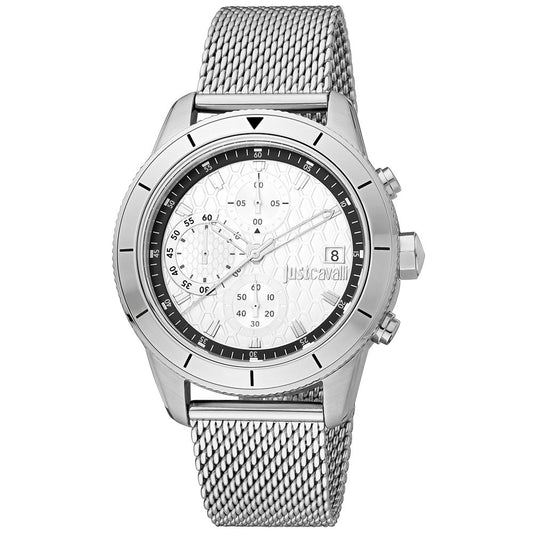 Just Cavalli Silver Men Watch