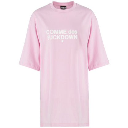 Comme Des Fuckdown Pink Cotton Dress - M