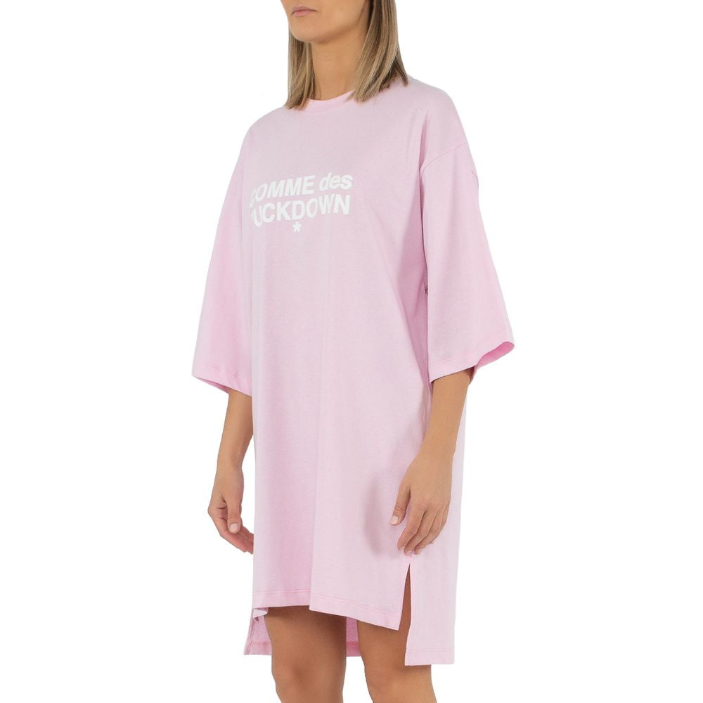 Comme Des Fuckdown Pink Cotton Dress - M