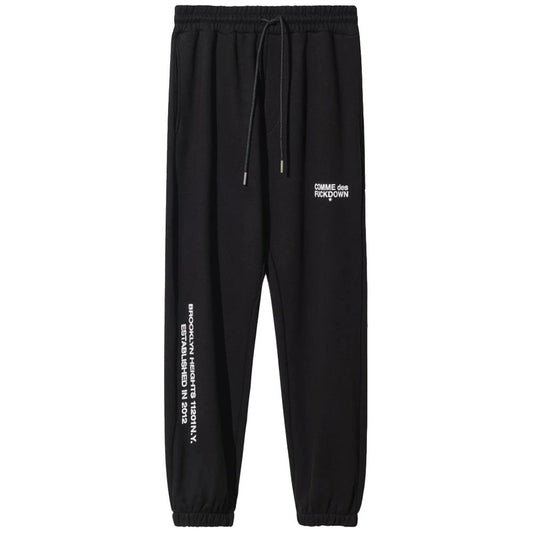 Comme Des Fuckdown Black Cotton Jeans & Pant - M