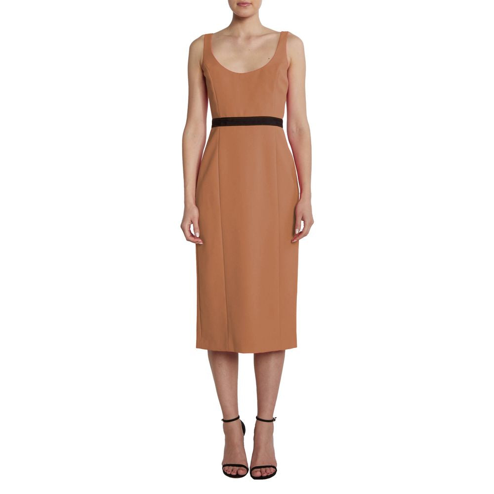 PINKO Brown Polyester Dress - IT42|M