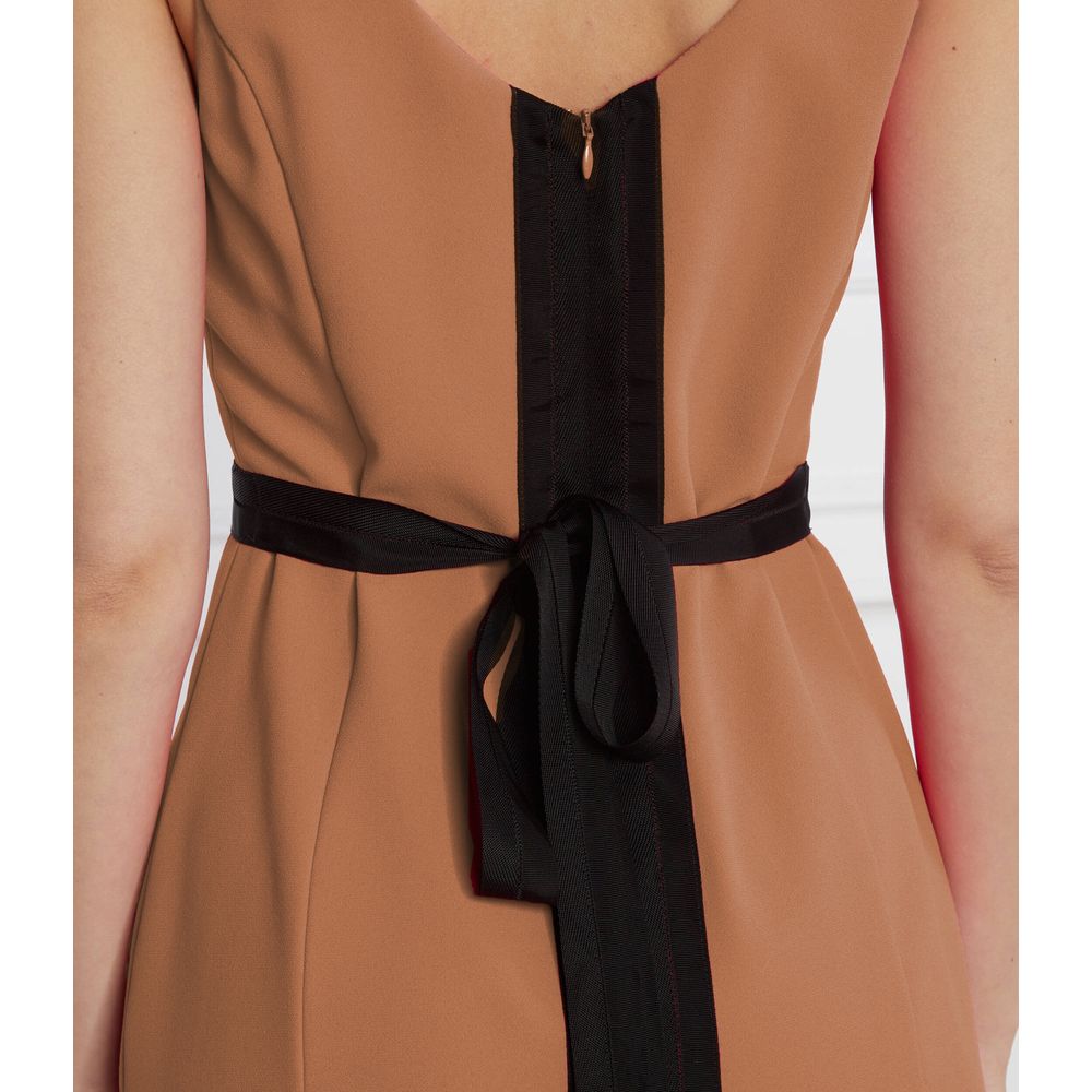 PINKO Brown Polyester Dress - IT42|M