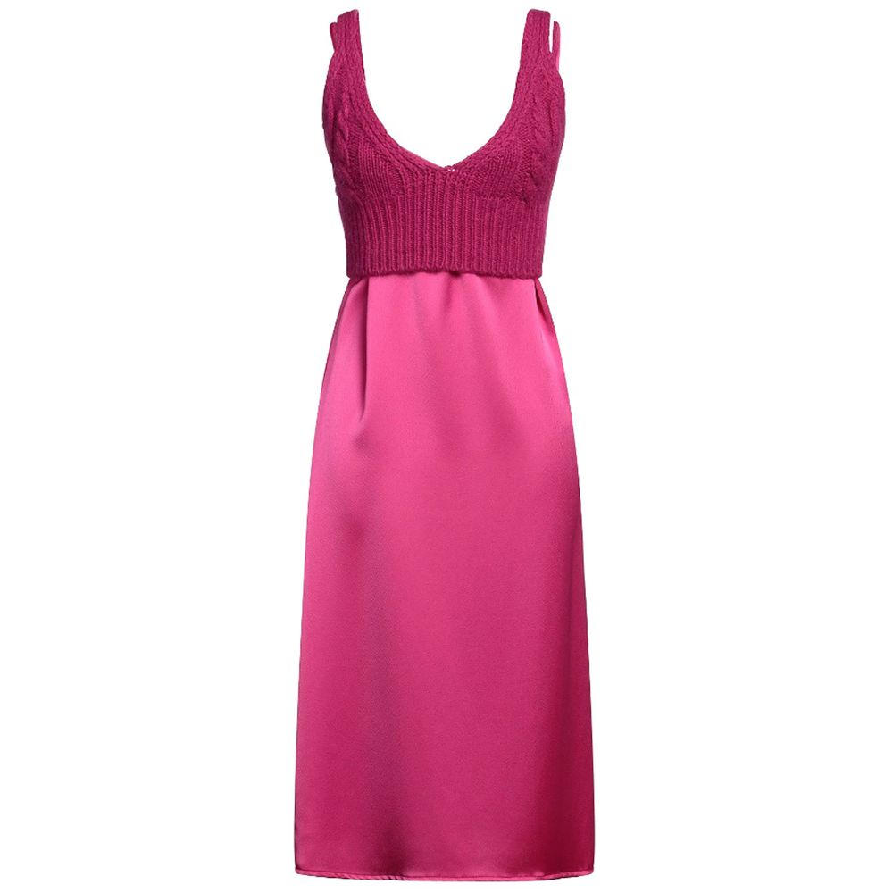 PINKO Fuchsia Polyester Dress - XS